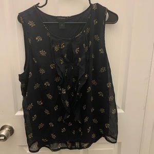 ANN TAYLOR size XL sleeveless blouse